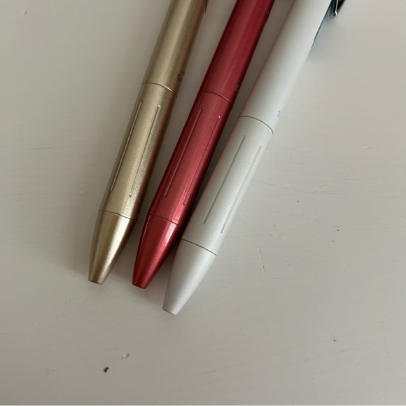 Sarasa Pen Barrels in Rose Pink, Gold and White - Picture 4 of 7